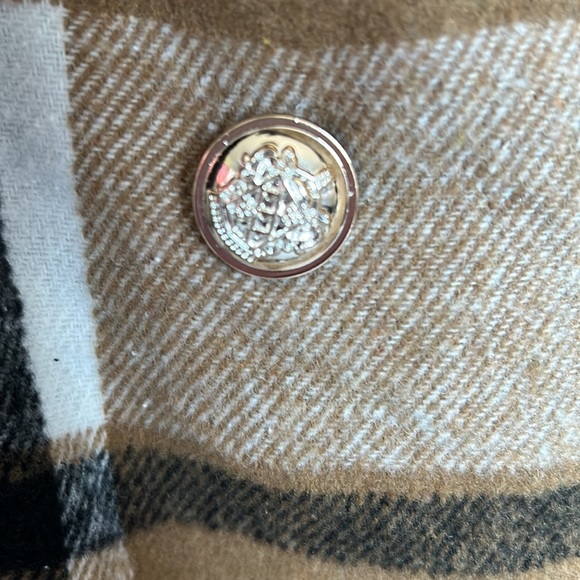 Plaid Double Breast Lightweight Coat Size 2XL - Picture 5 of 7